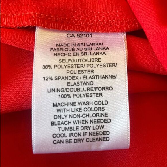 BCBGMaxAzria Sleeveless Red Mini Dress Womens Size 4 NWT - Picture 11 of 13